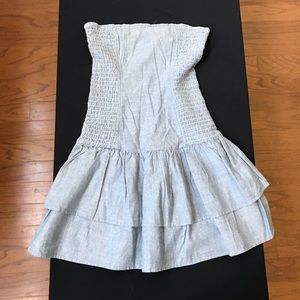 NWT strapless top with mini skirt.